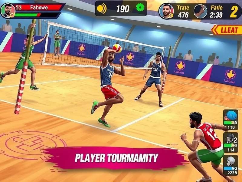 Punjabi Volley Hero gameplay screenshot